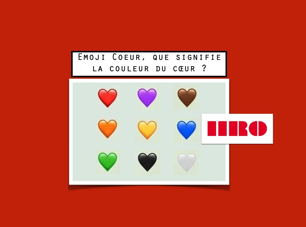 Emoji coeur: voici la signification de chaque couleur